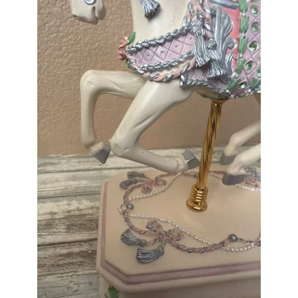 San Francisco Music Box Co Vanessa Carousel Horse Music Box Maureen Drdak Ltd Ed - Picture 17 of 17